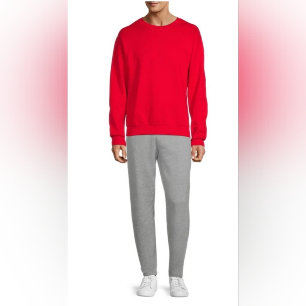 Athletic Works Men's Fleece Crew Sweatshirt.
